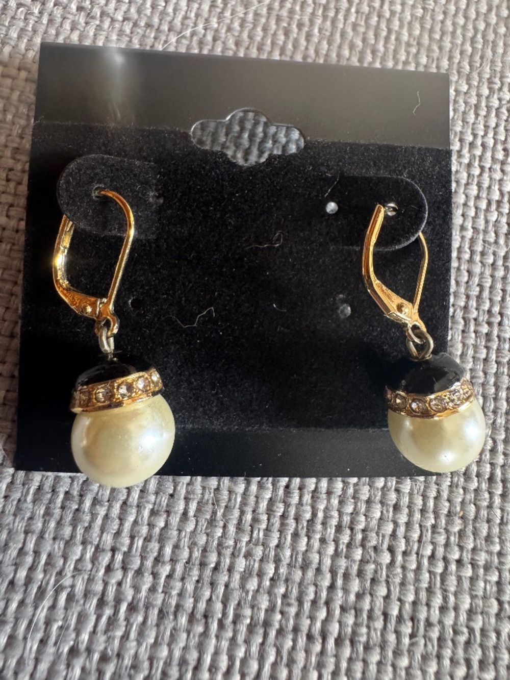 Earrings faux pearl